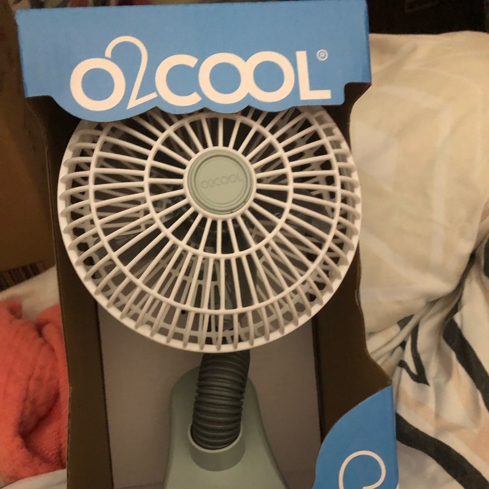 Baby stroller clip fan